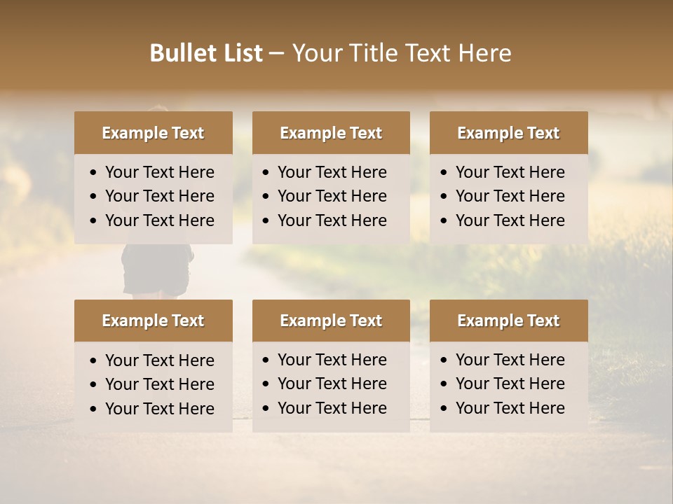 White Peaceful Mother PowerPoint Template