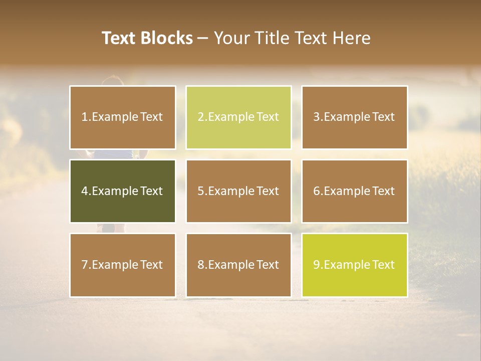 White Peaceful Mother PowerPoint Template