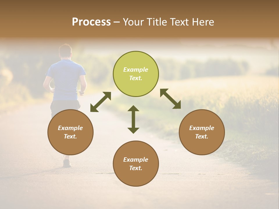 White Peaceful Mother PowerPoint Template
