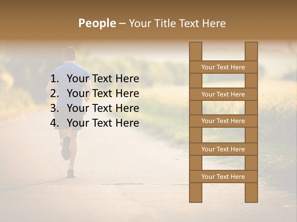 White Peaceful Mother PowerPoint Template