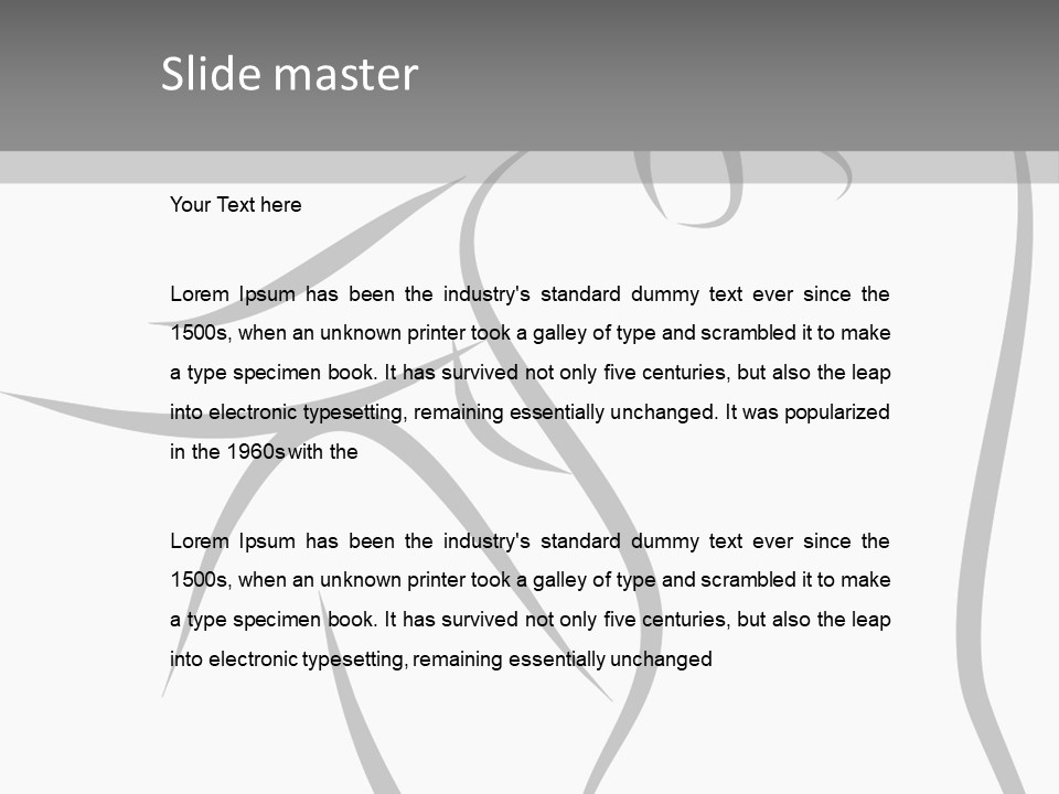 Standing Sea Beach PowerPoint Template