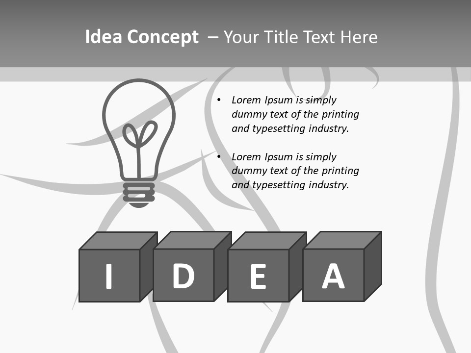 Standing Sea Beach PowerPoint Template