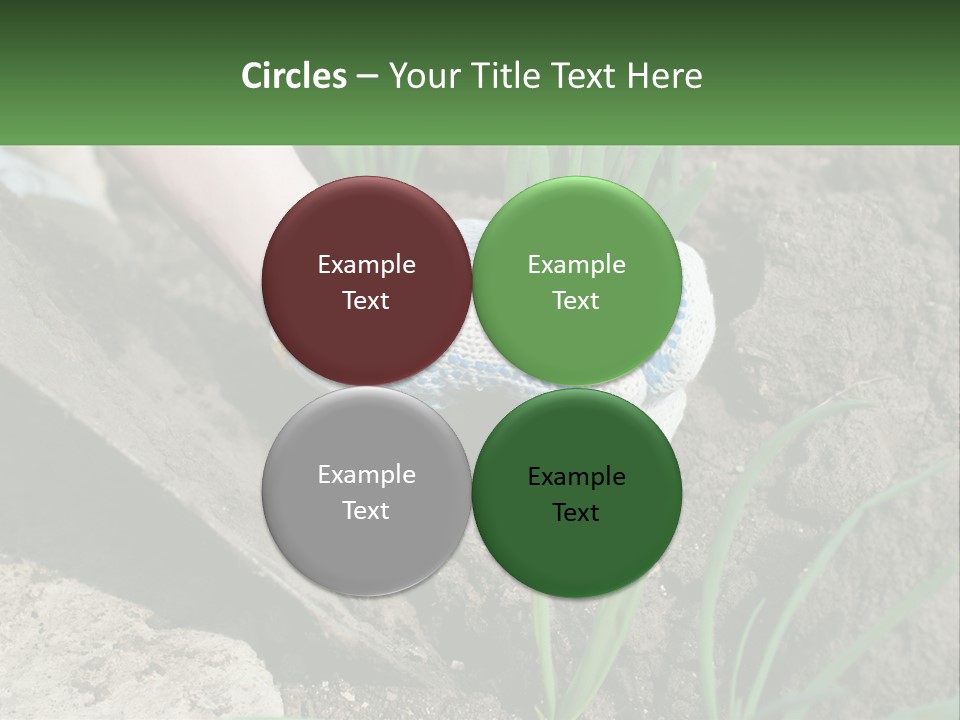 Sad Daughter Pensioner PowerPoint Template