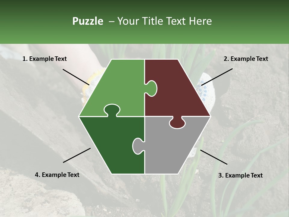 Sad Daughter Pensioner PowerPoint Template