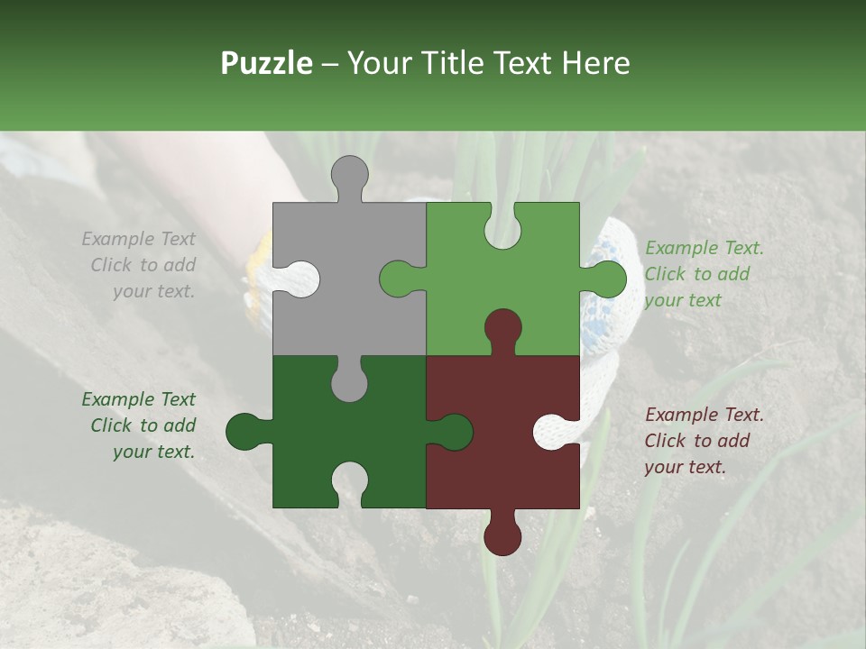 Sad Daughter Pensioner PowerPoint Template