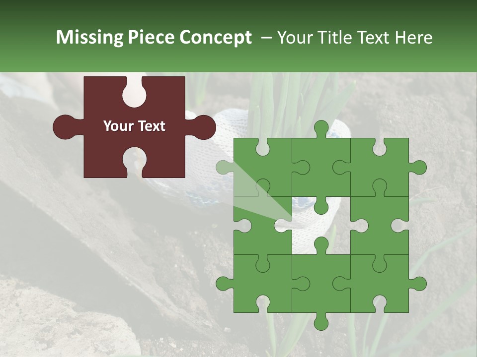 Sad Daughter Pensioner PowerPoint Template