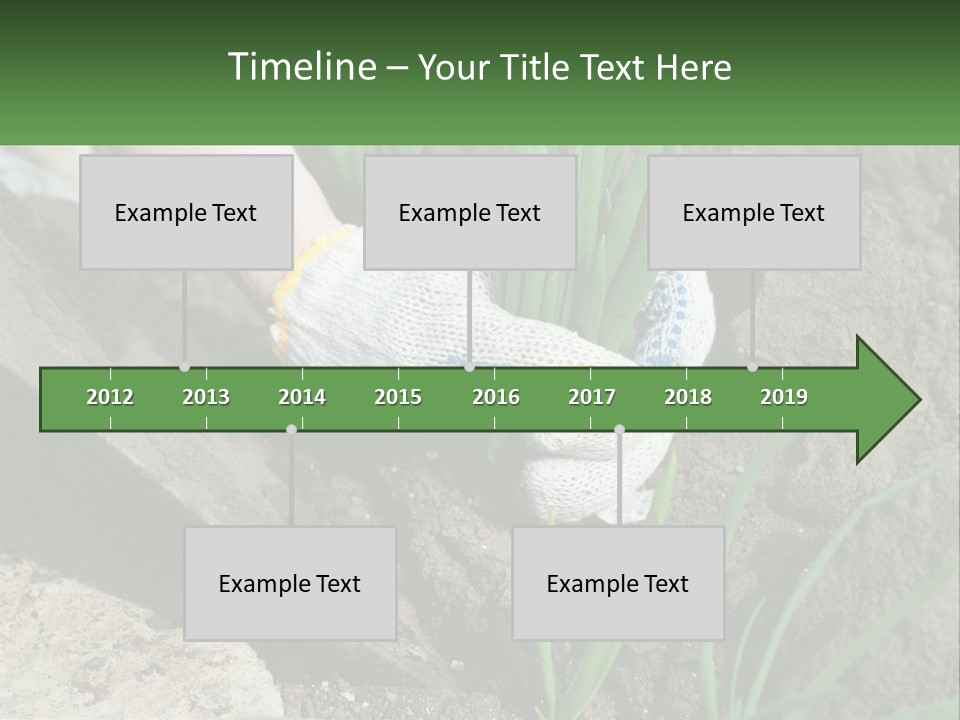 Sad Daughter Pensioner PowerPoint Template