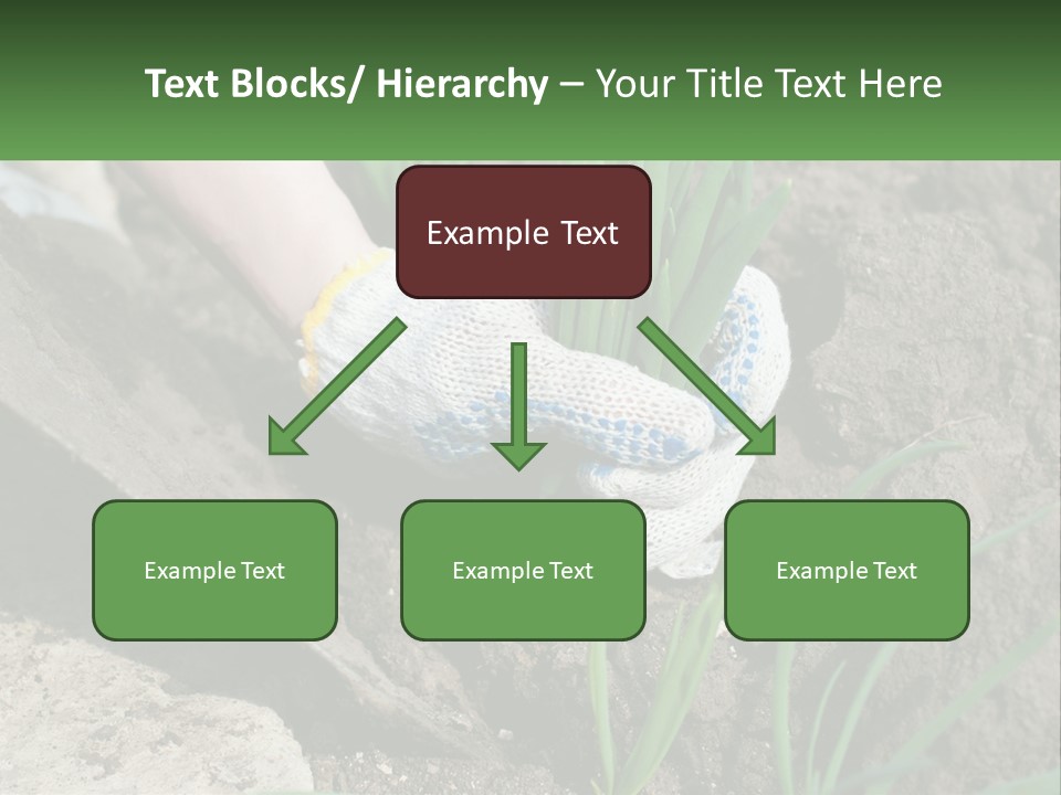 Sad Daughter Pensioner PowerPoint Template