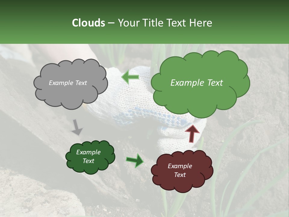 Sad Daughter Pensioner PowerPoint Template
