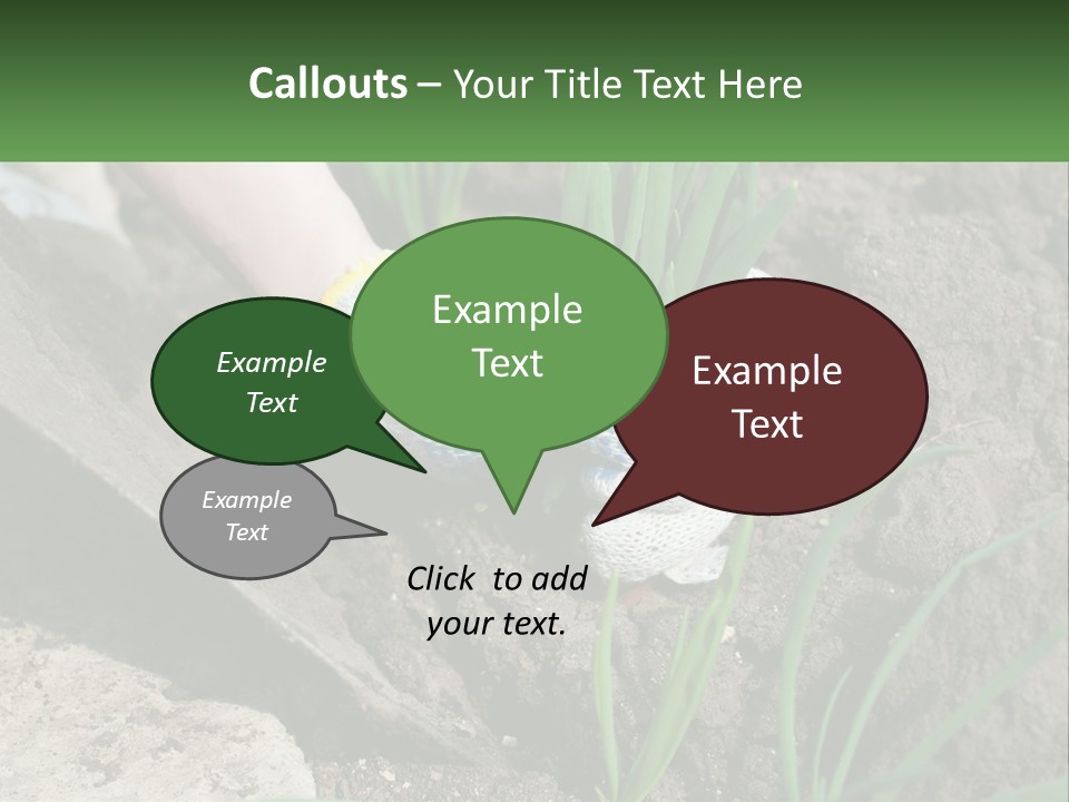 Sad Daughter Pensioner PowerPoint Template