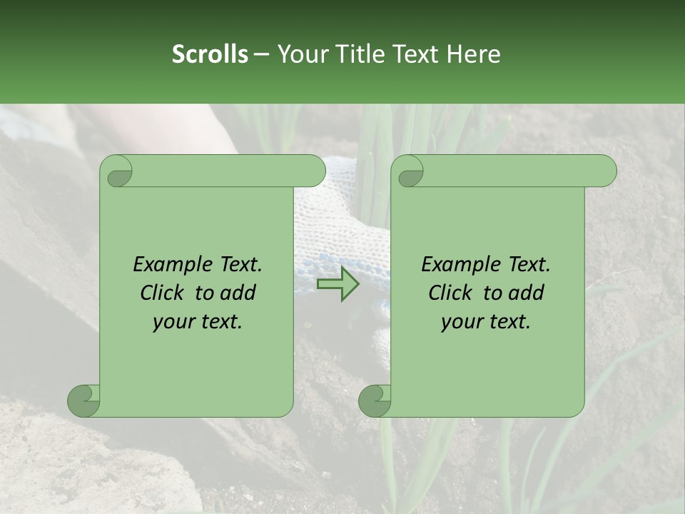 Sad Daughter Pensioner PowerPoint Template