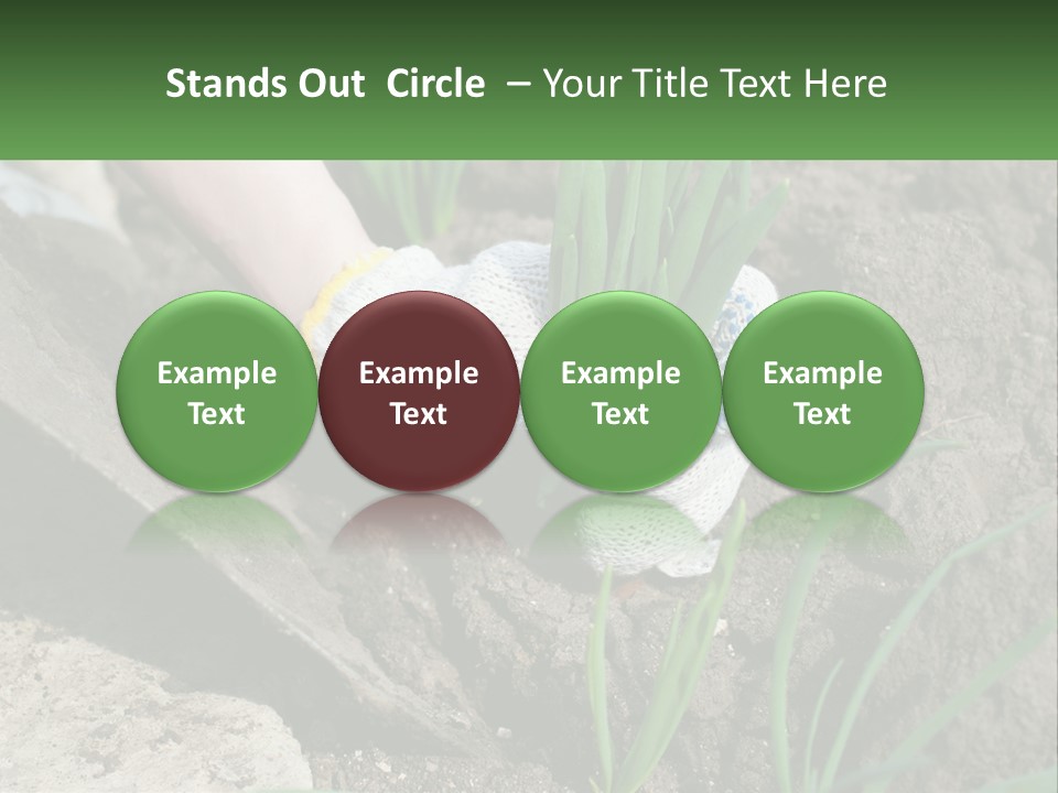 Sad Daughter Pensioner PowerPoint Template