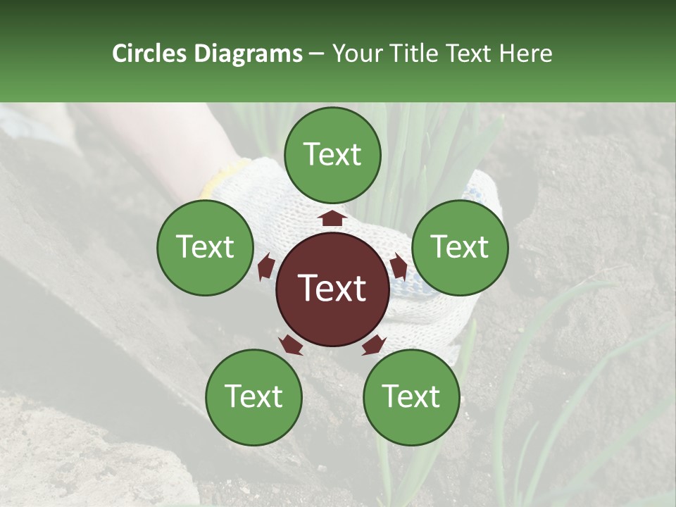 Sad Daughter Pensioner PowerPoint Template