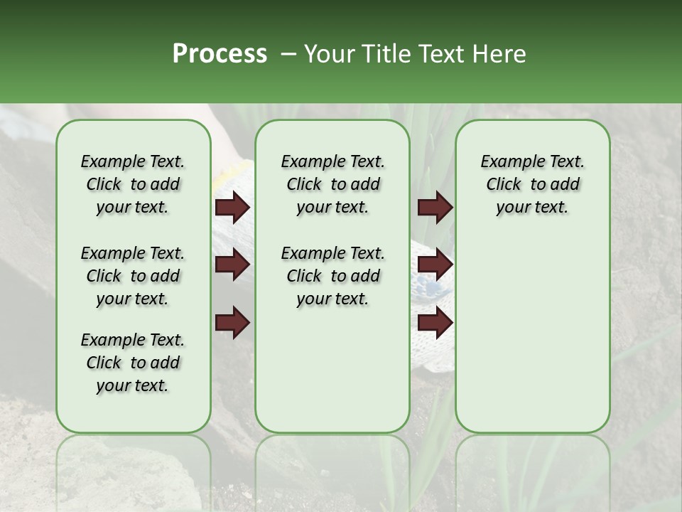 Sad Daughter Pensioner PowerPoint Template