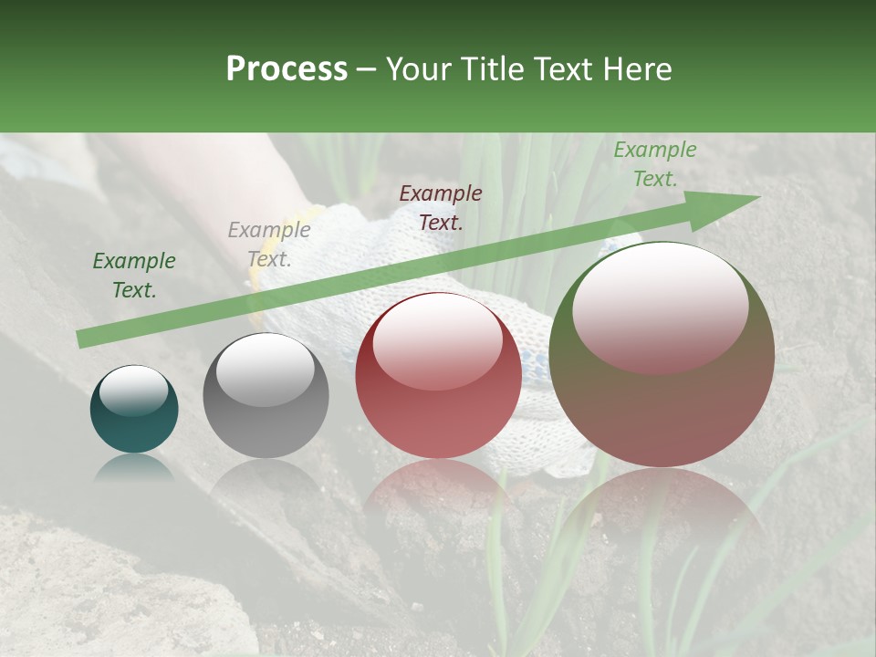 Sad Daughter Pensioner PowerPoint Template