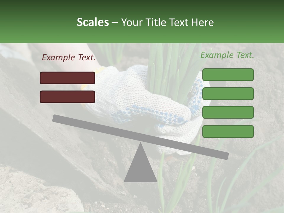 Sad Daughter Pensioner PowerPoint Template