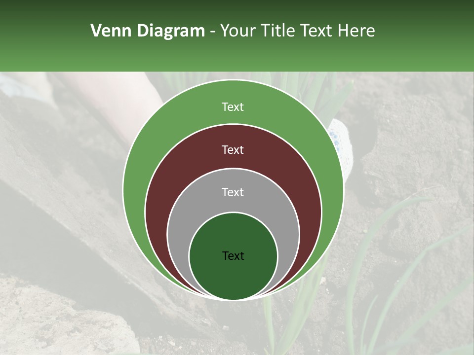 Sad Daughter Pensioner PowerPoint Template