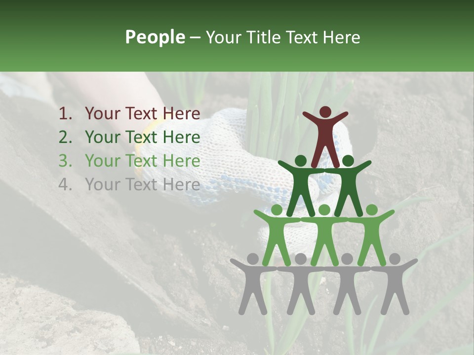 Sad Daughter Pensioner PowerPoint Template