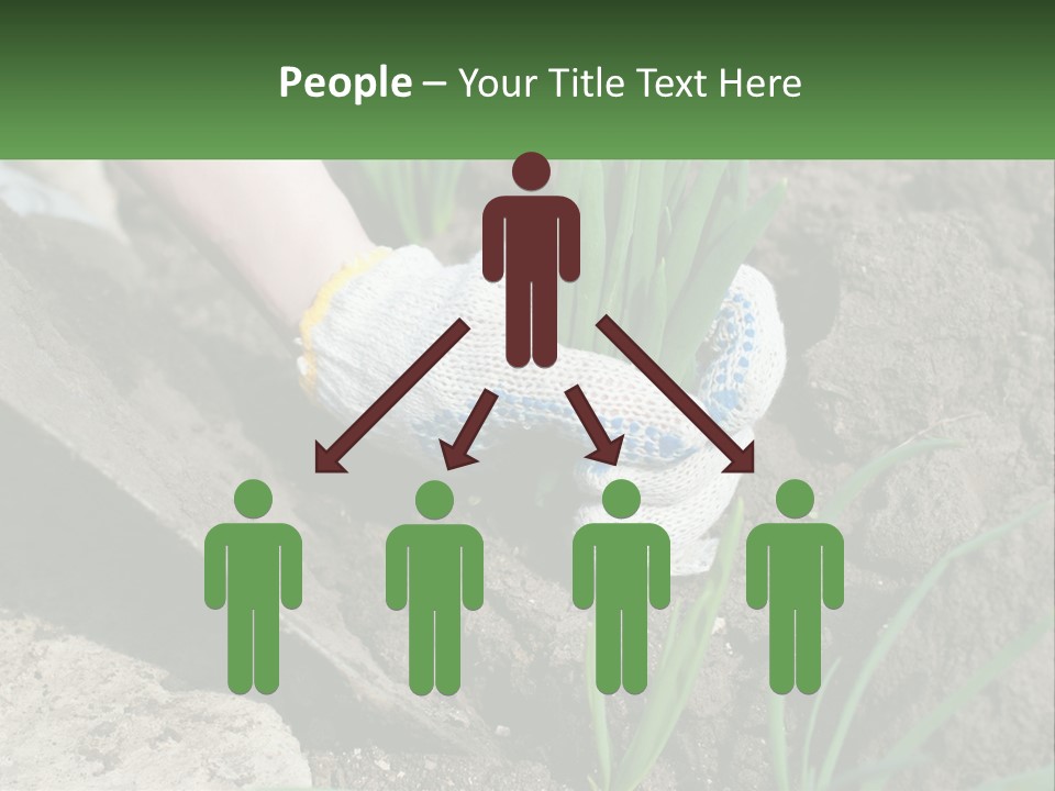 Sad Daughter Pensioner PowerPoint Template