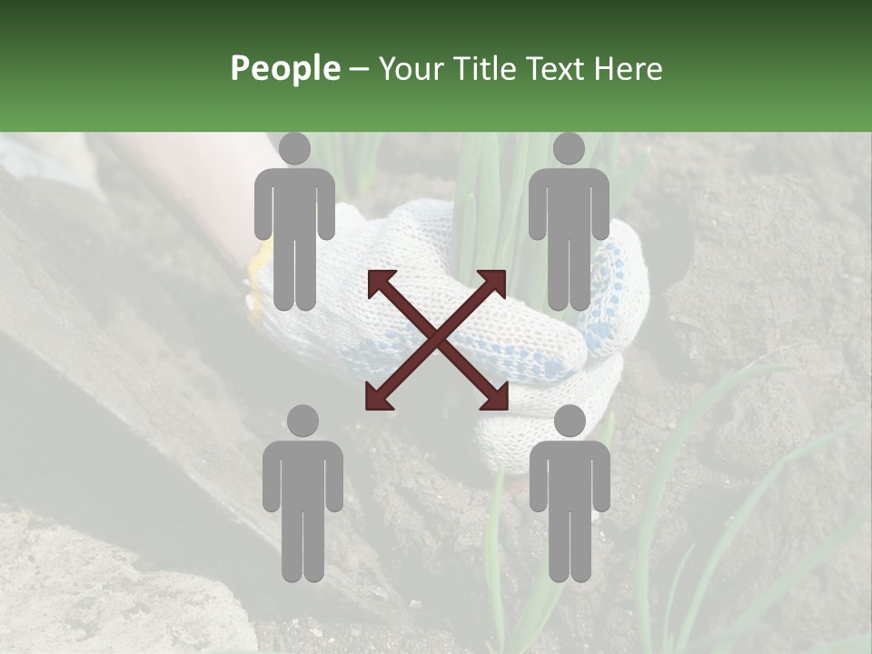 Sad Daughter Pensioner PowerPoint Template