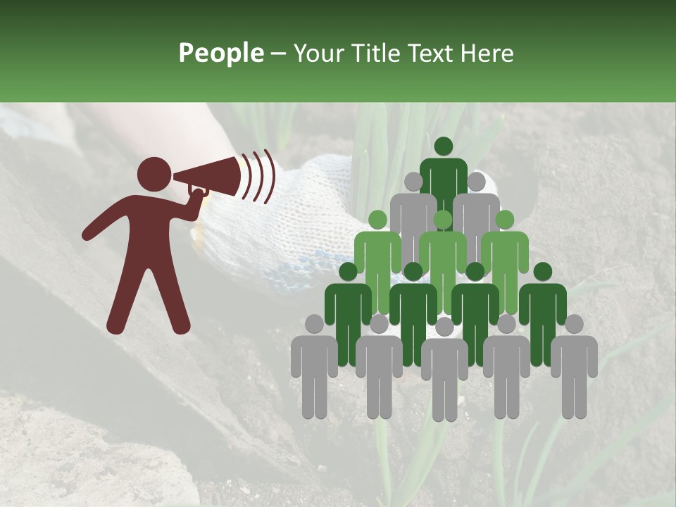 Sad Daughter Pensioner PowerPoint Template