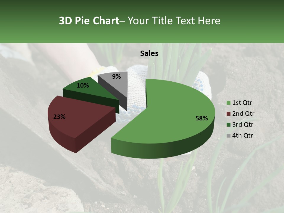Sad Daughter Pensioner PowerPoint Template