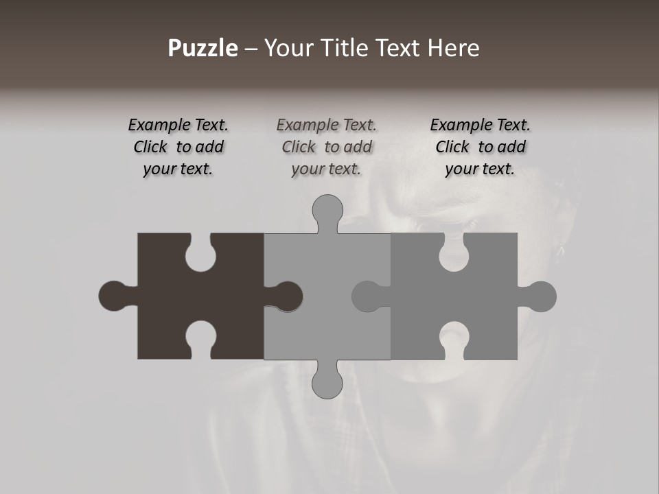 Mother Senior Daughter PowerPoint Template