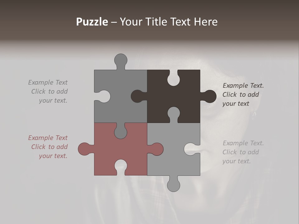 Mother Senior Daughter PowerPoint Template