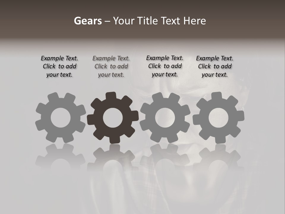 Mother Senior Daughter PowerPoint Template