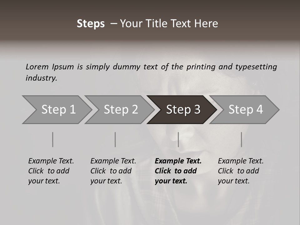 Mother Senior Daughter PowerPoint Template
