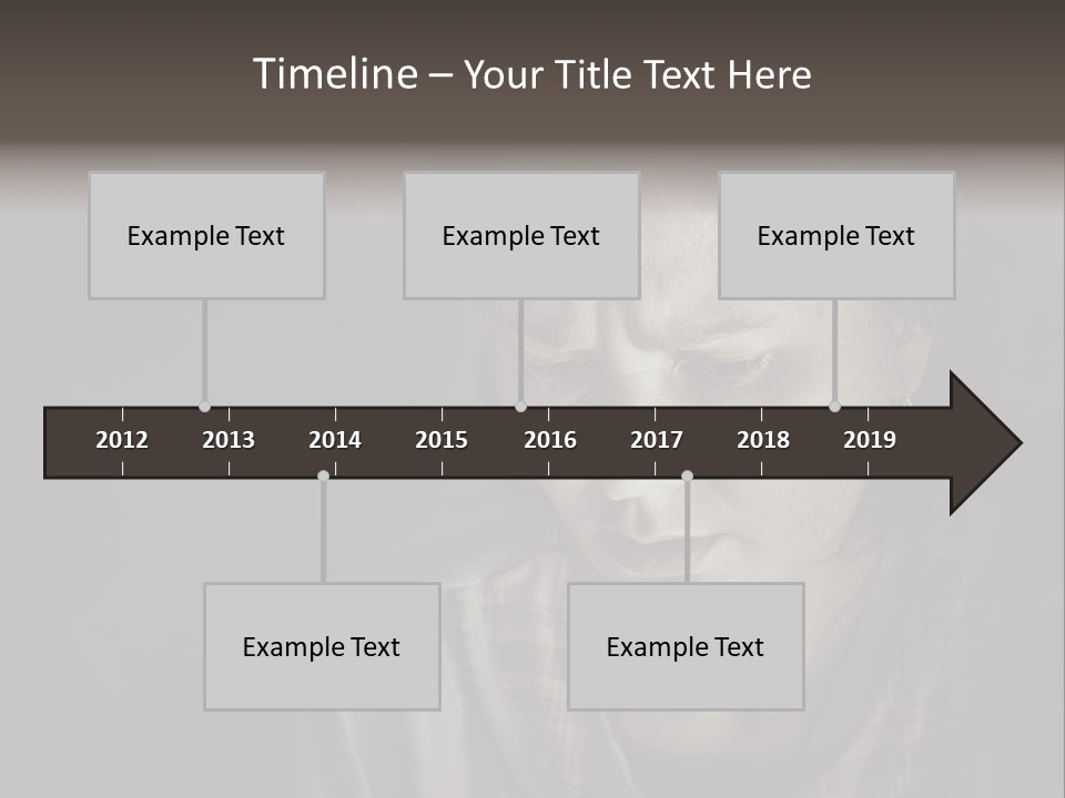 Mother Senior Daughter PowerPoint Template
