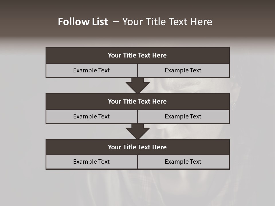 Mother Senior Daughter PowerPoint Template