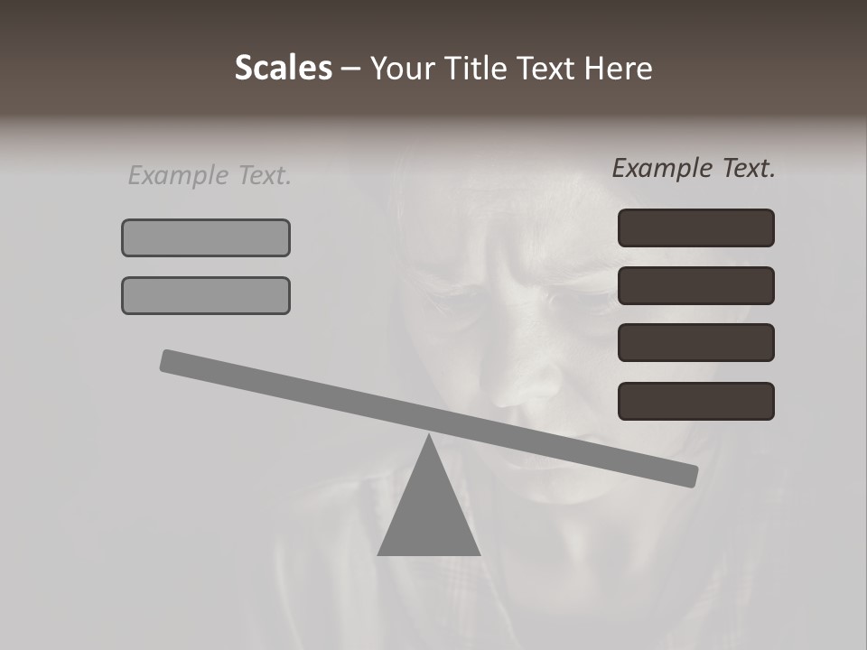 Mother Senior Daughter PowerPoint Template