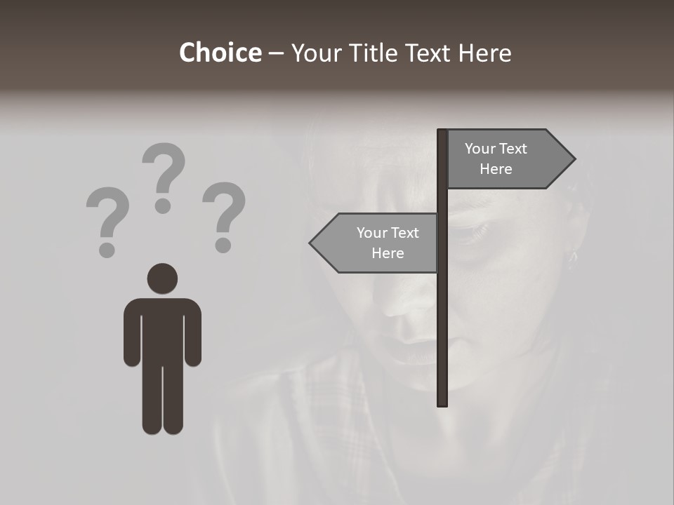 Mother Senior Daughter PowerPoint Template