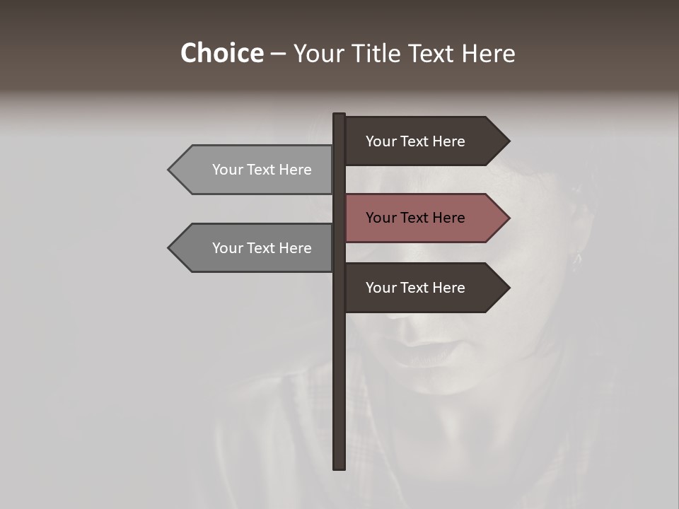 Mother Senior Daughter PowerPoint Template