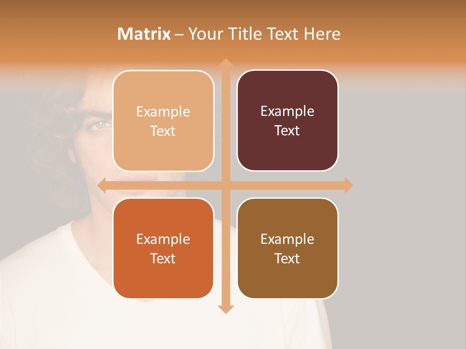 Caucasian Parent Daughter PowerPoint Template