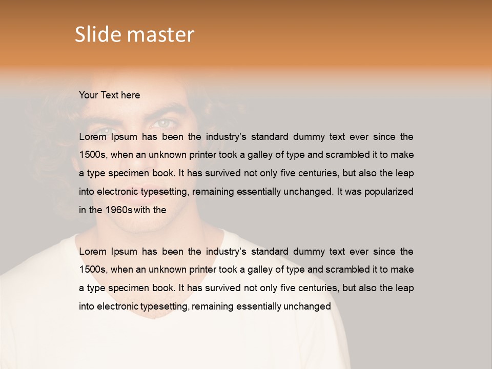 Caucasian Parent Daughter PowerPoint Template