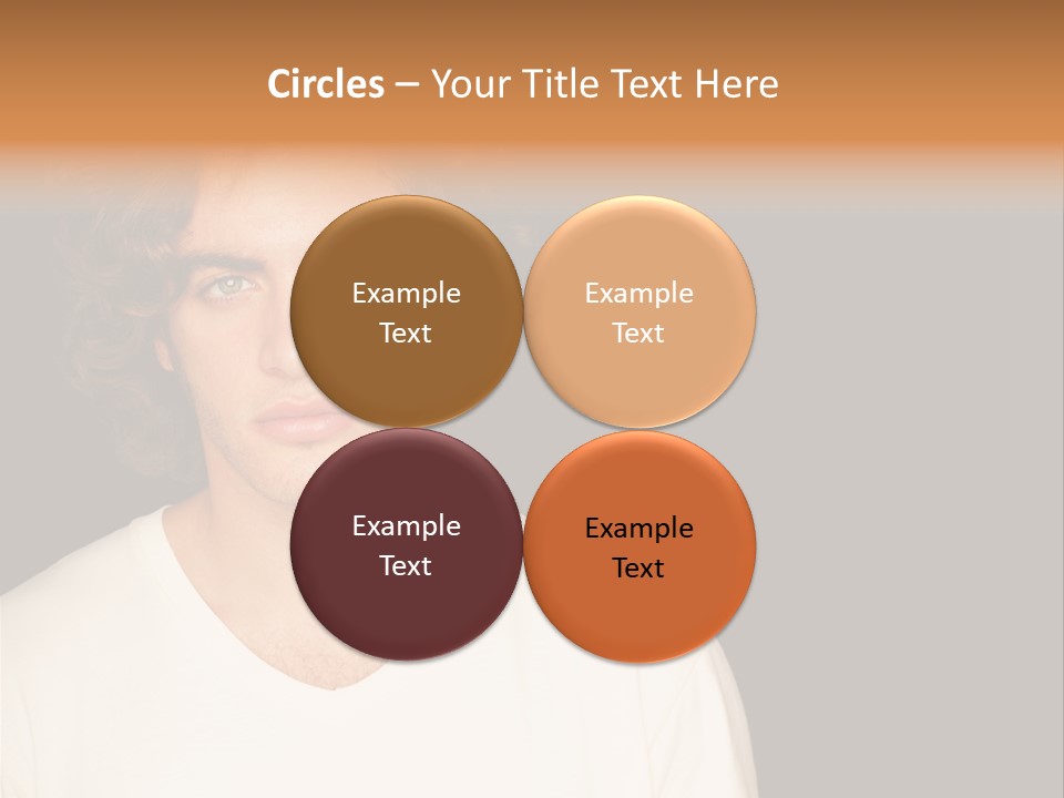 Caucasian Parent Daughter PowerPoint Template