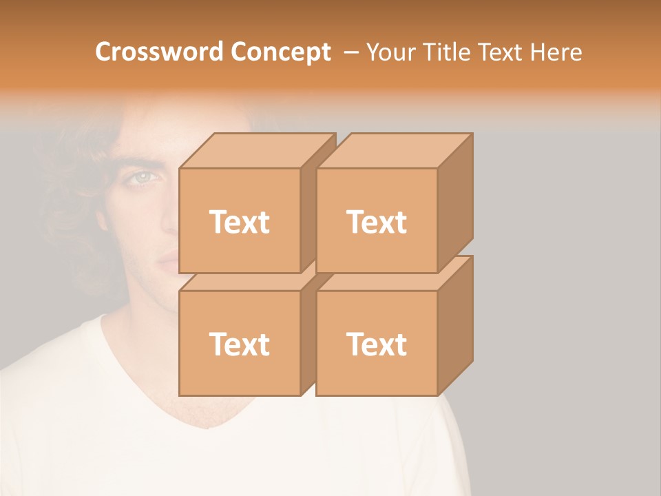 Caucasian Parent Daughter PowerPoint Template