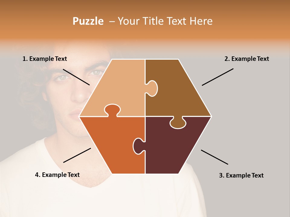 Caucasian Parent Daughter PowerPoint Template