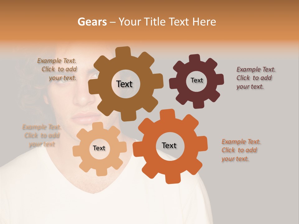 Caucasian Parent Daughter PowerPoint Template