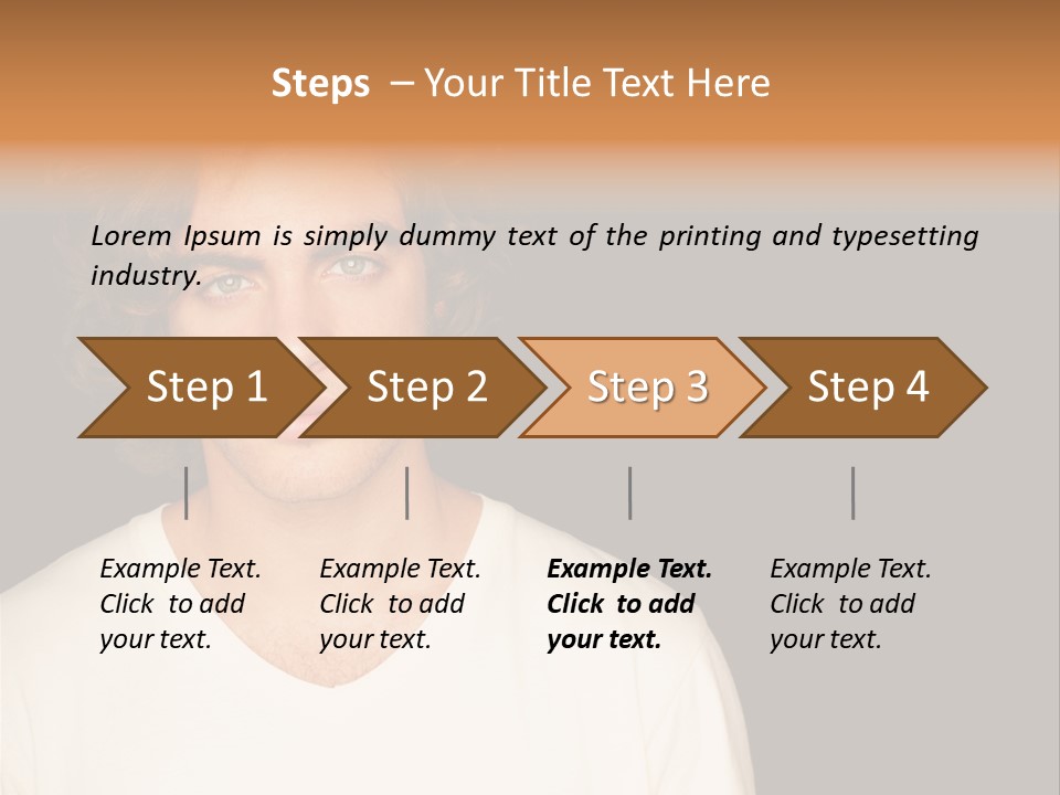 Caucasian Parent Daughter PowerPoint Template