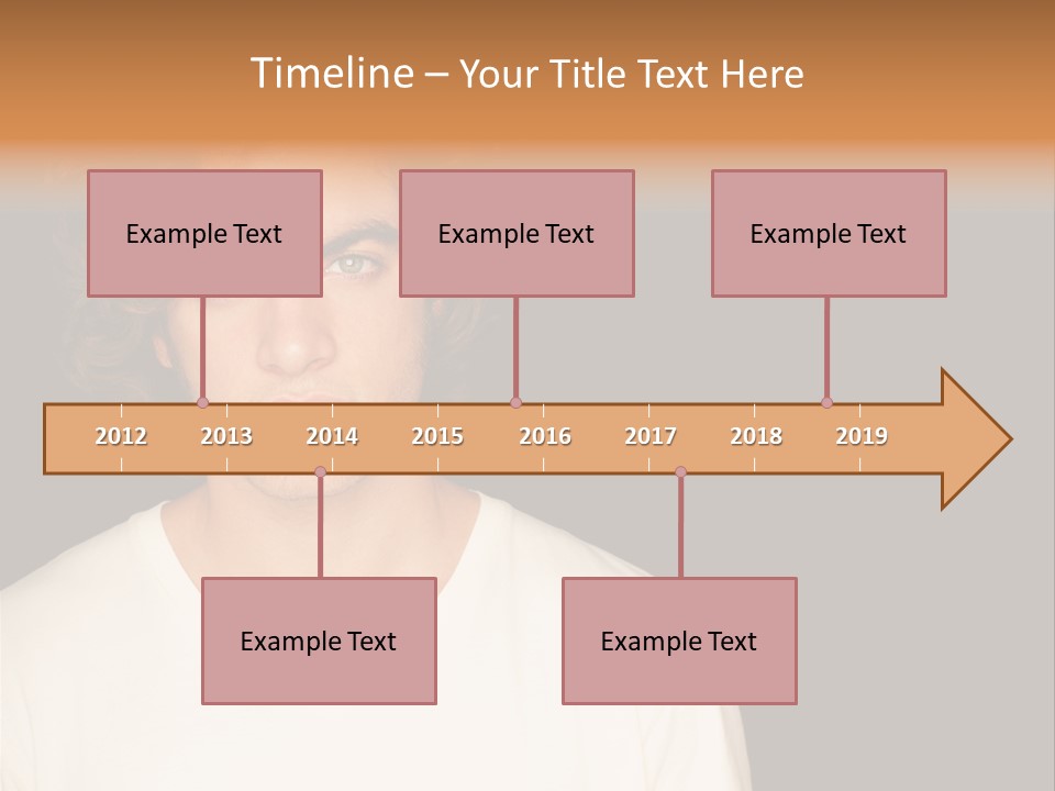 Caucasian Parent Daughter PowerPoint Template