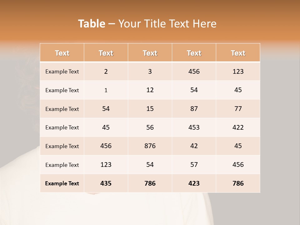 Caucasian Parent Daughter PowerPoint Template