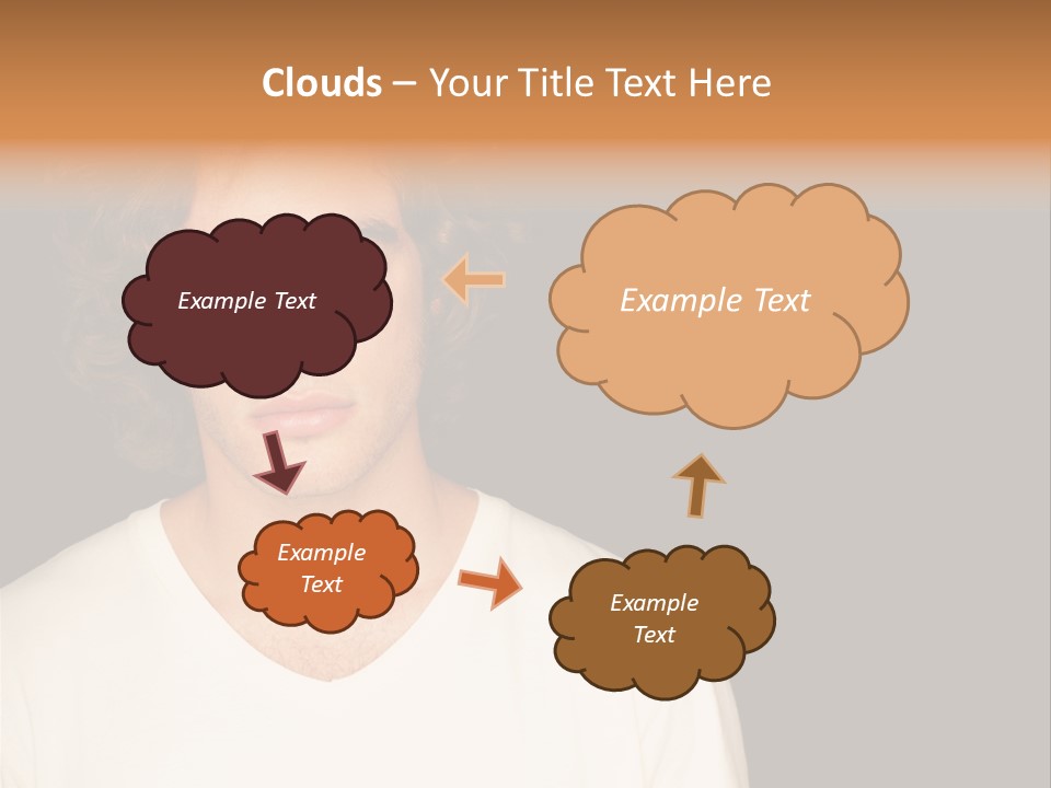 Caucasian Parent Daughter PowerPoint Template