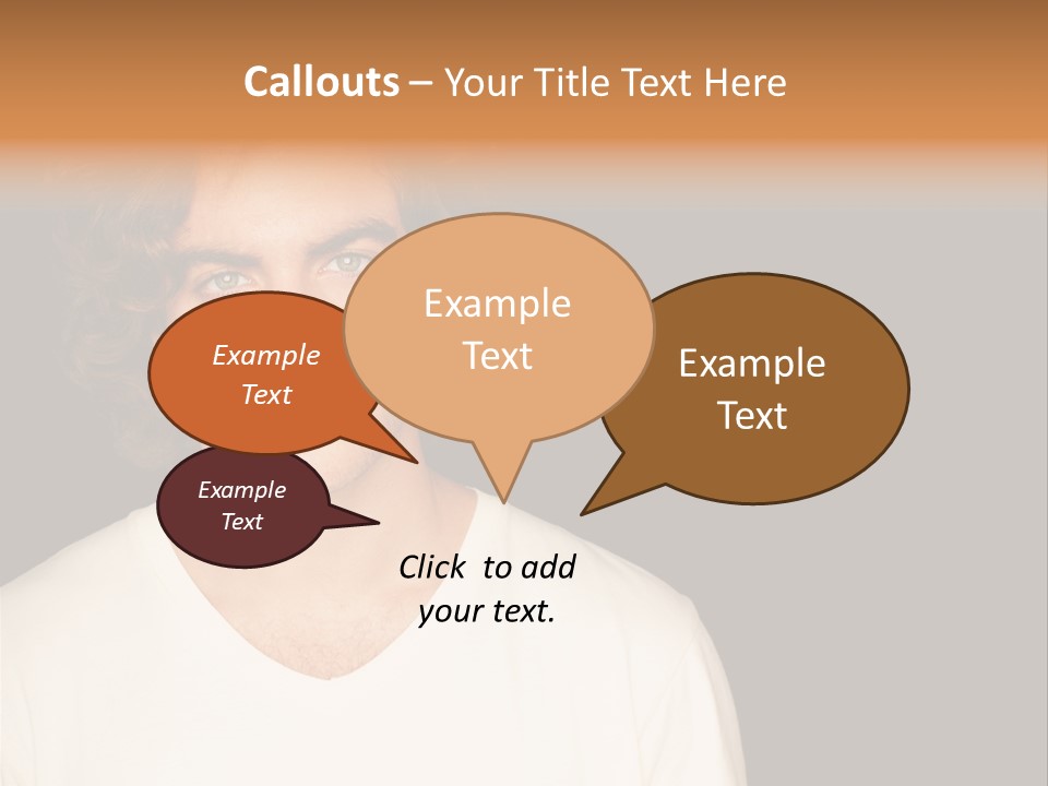 Caucasian Parent Daughter PowerPoint Template