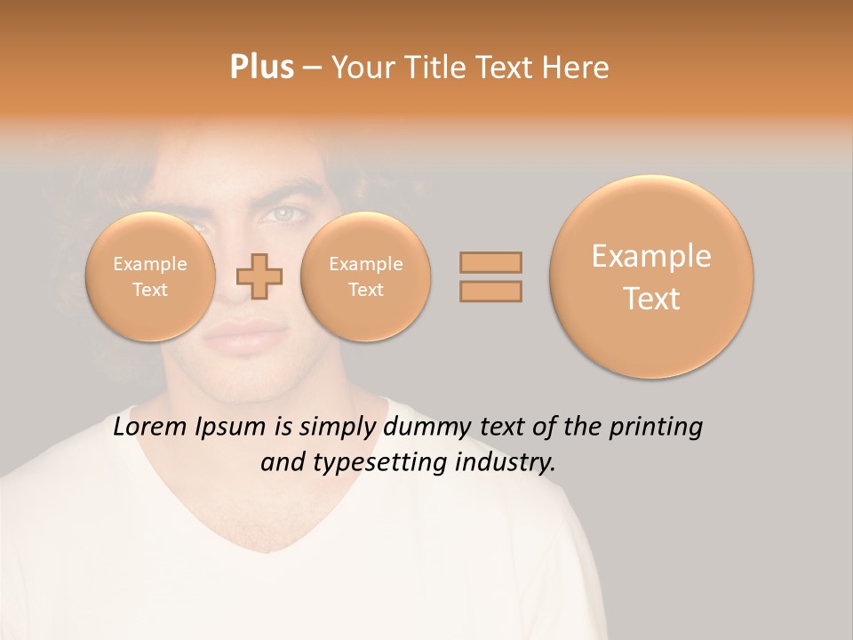 Caucasian Parent Daughter PowerPoint Template