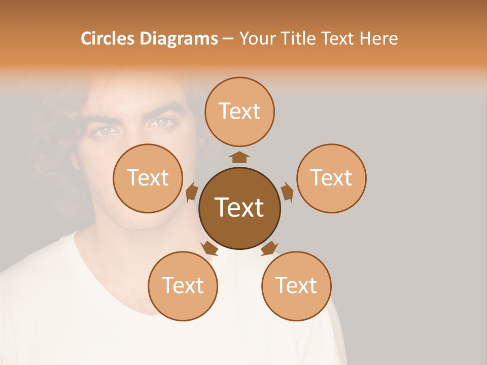 Caucasian Parent Daughter PowerPoint Template