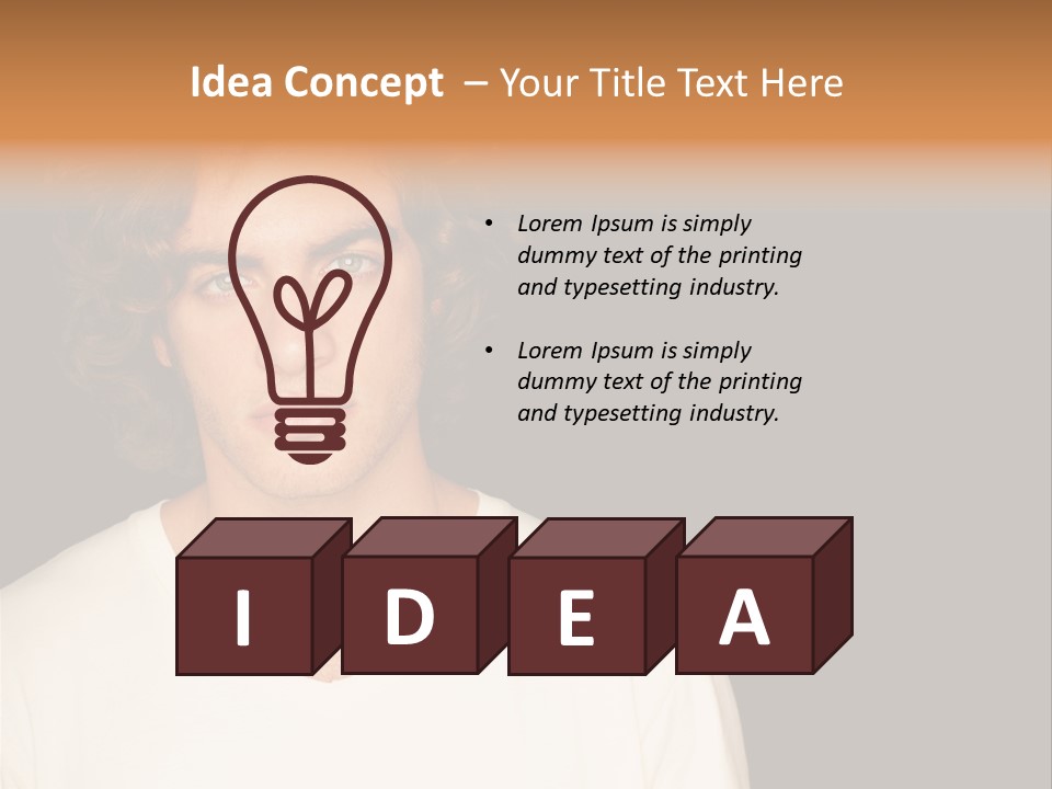 Caucasian Parent Daughter PowerPoint Template