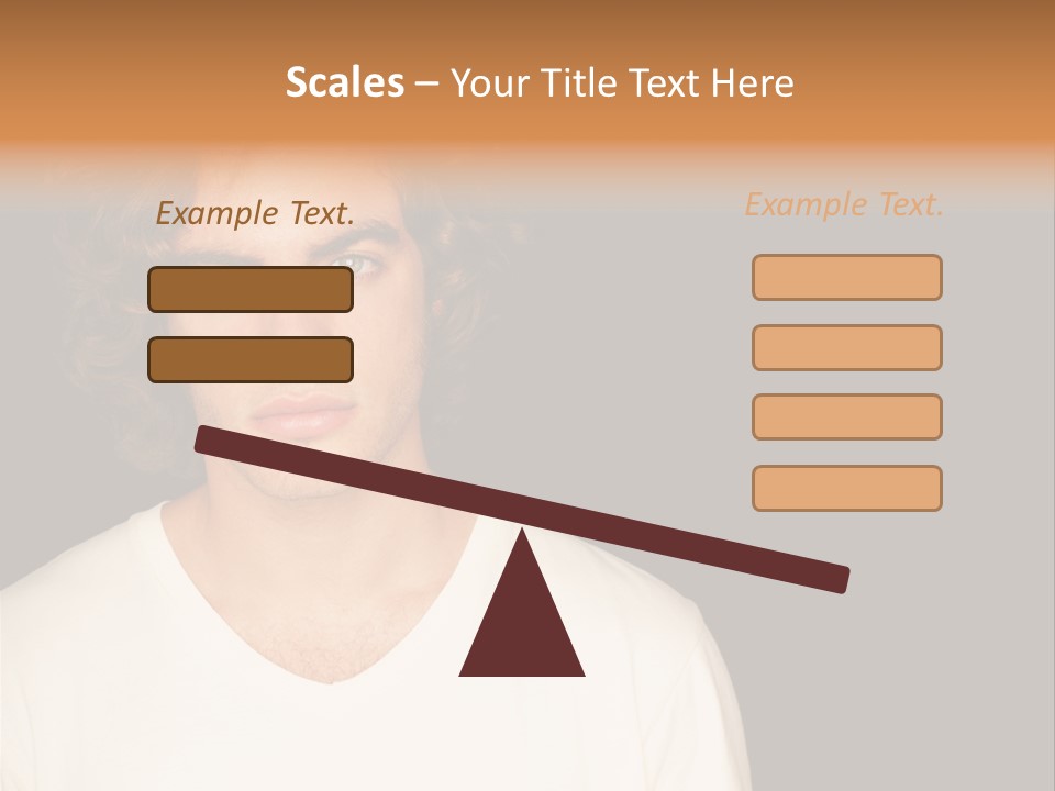 Caucasian Parent Daughter PowerPoint Template